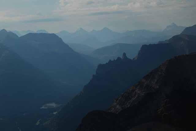from the heli
